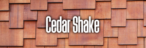 Cedar Shake Banner