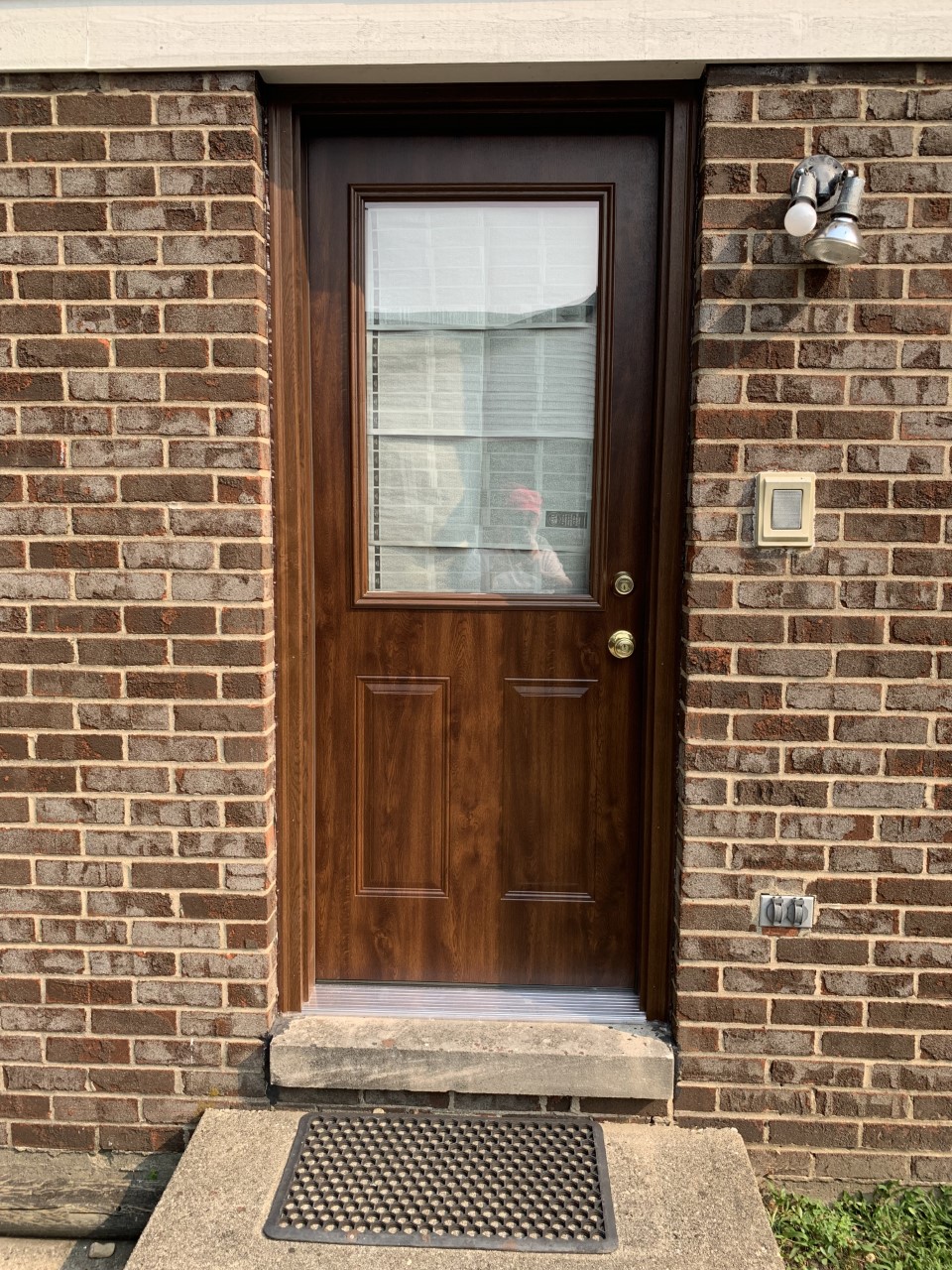 new storm door installation