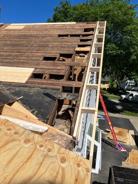 photo of a home's Eave Extension project