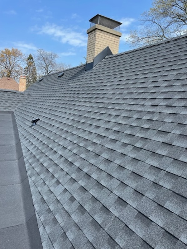 GAF Timberline HDz shingle roof installed in Skokie