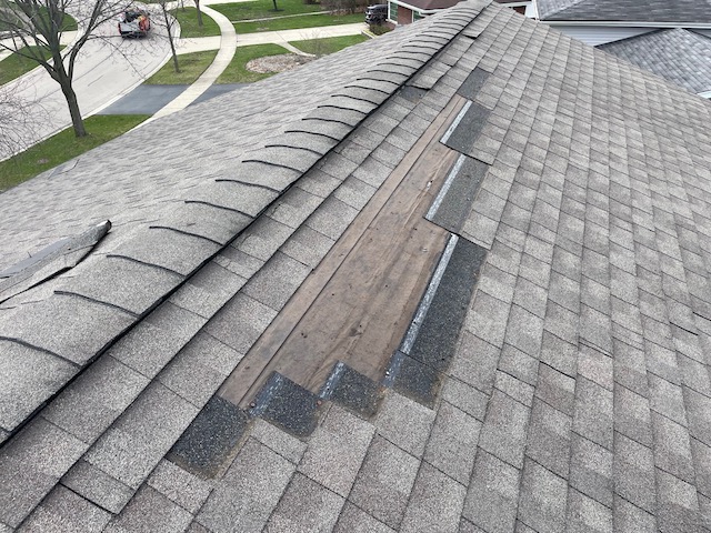 Wind Damaged Roof in Palatine