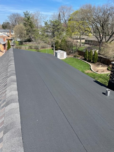 SBS flat roof installed in Arlington Heights