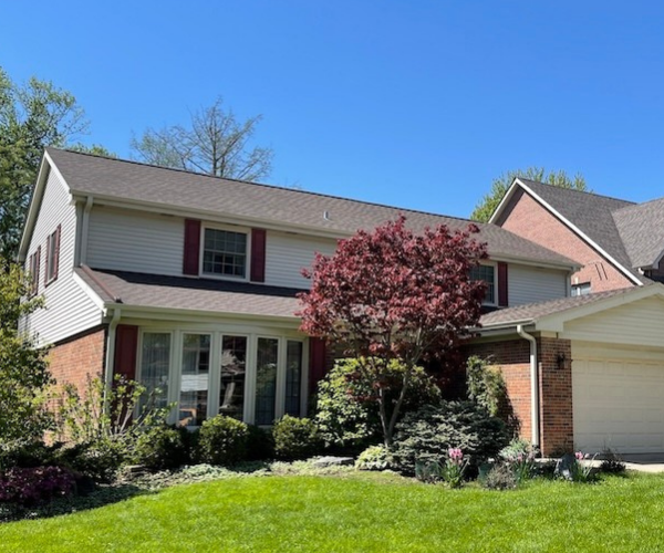 Recent Roof replacement in Glenview, Illinois