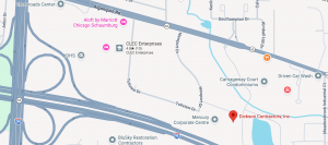 Map view of Dickson Contractors Office Location