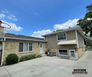new flashing and roof vents installed on a home in des plaines illinois