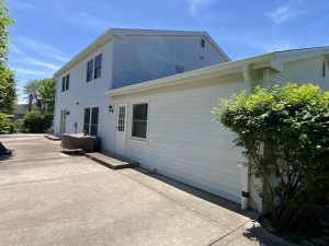 Oversized downspouts