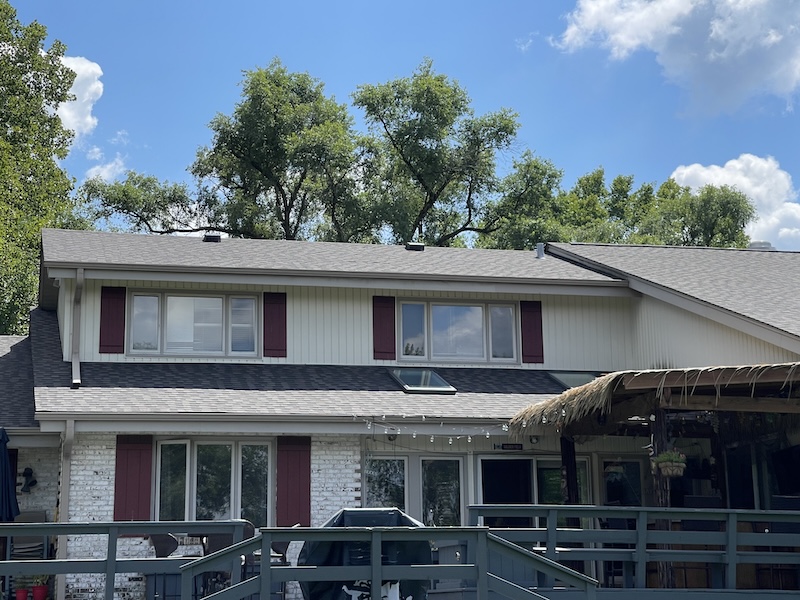 exterior renovation project in Deerpark, Illinois